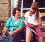 Barbara and Sophie during Happy Hour
