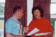 Cal and Adrienne on Talent Night