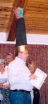 Cal in his hat