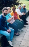 Michael, Juliet, Doris, and all on the terrace