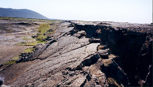 Huge fissure near Myvatn