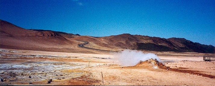 Landscape with bore holes, Krafla