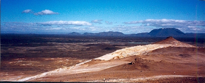 View from a high point, Krafla
