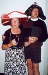 Irene and Simon-John wearing fabulous hats