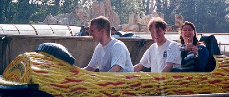 Matt, Graeme and Robin, soaked