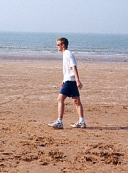 Matt, preparing to bowl